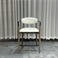 Chaises hautes en métal personnalisées, meubles de cuisine, tabourets de comptoir en bois de luxe, tabourets de bar