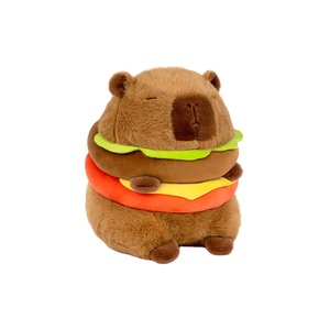 Offre Spéciale doux peluche hamburger capybara peluche animal jouet près de moi oreiller mignon cadeau d'anniversaire pour les enfants - Product Image 2