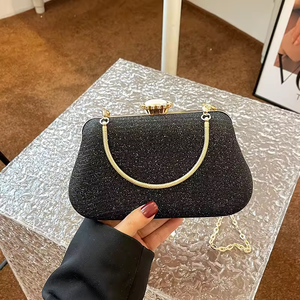 Bolso de Hombro Cruzado de Lujo para Mujer, de Diseño Exclusivo, para Fiestas y Eventos, con Diamantes Cuadrados, Tipo Tote - Product Image 3