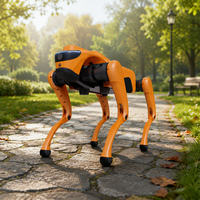 Chien robot intelligent avec batterie de qualité automobile, protection de sécurité et autonomie prolongée, démonstration commerciale