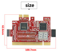 Beelink — TL460s Plus PC portable et de bureau, 2 en 1, outil de Diagnostic universel, carte postale King, Test Debug, Support pour PCI PCI-E minice-e LPC