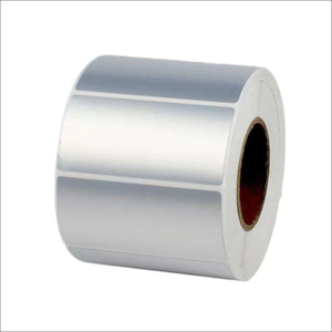 Étiquette adhésive de sécurité anti-effraction en argent mat, étiquette de sécurité imperméable pour boîte - Product Image 4