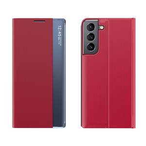 Offre Spéciale Pliable Stand <span class=keywords><strong>Clear</strong></span> <span class=keywords><strong>View</strong></span> Flip Couverture En Cuir Pour Samsung Galaxy <span class=keywords><strong>S22</strong></span> SANS FIL Chargeur Téléphone Cas - Product Image 2