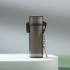 Debang nhẹ hơn trường hợp nhựa không thấm nước đơn giản phong cách nhẹ hơn Trường hợp với Keychain phù hợp cho J6 nhẹ hơn chủ - Product Image 5