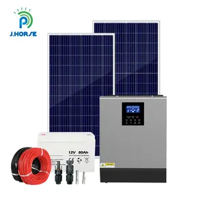 Paquet complet 5kw 6kw 8kw 10kw Système d'énergie solaire hors réseau pour l'alimentation domestique