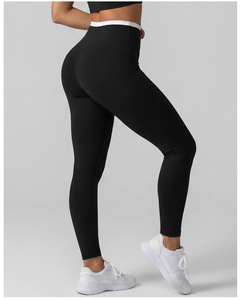 Nouveau style <span class=keywords><strong>Pantalon</strong></span> de sport pour <span class=keywords><strong>femme</strong></span>, <span class=keywords><strong>taille</strong></span> haute, coupe ajustée, effet push-up, pour fitness, course, entraînement et yoga - Product Image 6