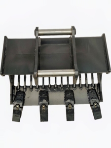 Bêche de démolition bibo 2026 en acier personnalisable pour mini-excavatrice de 1,2 tonne S30, bêche squelette de 500 mm - Product Image 3