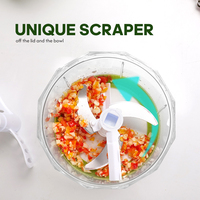 Smile Mom Mini Handmatige Plastic Groente- en Fruit Snijder en -hakker Eco-vriendelijke Fruit & Groente Gereedschap
