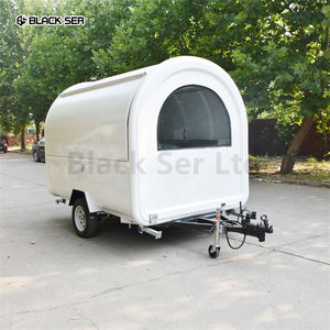 Carro di cibo Mobile 2025 camion dei gelati per Snack veloci su misura Hot Dog piccolo rimorchio per alimenti rotondi - Product Image 4