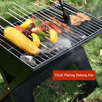 Grill portable pliable de taille moyenne, léger et simple pour la cuisine en plein air, le camping, la randonnée, les pique-niques, le jardin, les voyages, barbecue