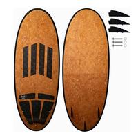 Planche de wakesurf unisexe en bois Planche de surf époxy personnalisée pour jet ski Drag & Wake Surf EPS Foam Wake Surfing Board