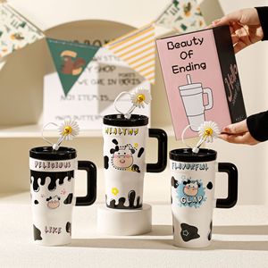 Taza <span class=keywords><strong>de</strong></span> cerámica <span class=keywords><strong>de</strong></span> vaca <span class=keywords><strong>de</strong></span> dibujos animados, taza <span class=keywords><strong>de</strong></span> pajita <span class=keywords><strong>de</strong></span> cerámica <span class=keywords><strong>de</strong></span> gran capacidad <span class=keywords><strong>de</strong></span> 680ml, taza <span class=keywords><strong>de</strong></span> leche <span class=keywords><strong>de</strong></span> café portátil con tapa, regalo <span class=keywords><strong>de</strong></span> <span class=keywords><strong>cumpleaños</strong></span>, taza <span class=keywords><strong>de</strong></span> recuerdo - Product Image 3