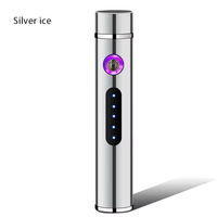 Pemantik Api Plasma Elektrik Tahan Air untuk Hiking, Sensor Sentuh, USB Rechargeable, Pemantik Rokok Elektronik, untuk BBQ dan Camping di Luar Ruangan