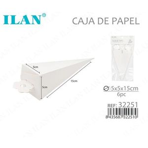 Scatola di carta pieghevole Ilan 5x5x15 cm per la conservazione di dispositivi elettronici - Product Image 3