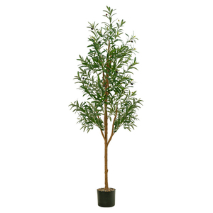 Plantas Artificiales, Simulación de <span class=keywords><strong>Olivo</strong></span>, Plantas Altas para Decoración del Hogar, Bonsái Verde, Maceta <span class=keywords><strong>Grande</strong></span> de Plástico, 80cm-240cm - Product Image 1