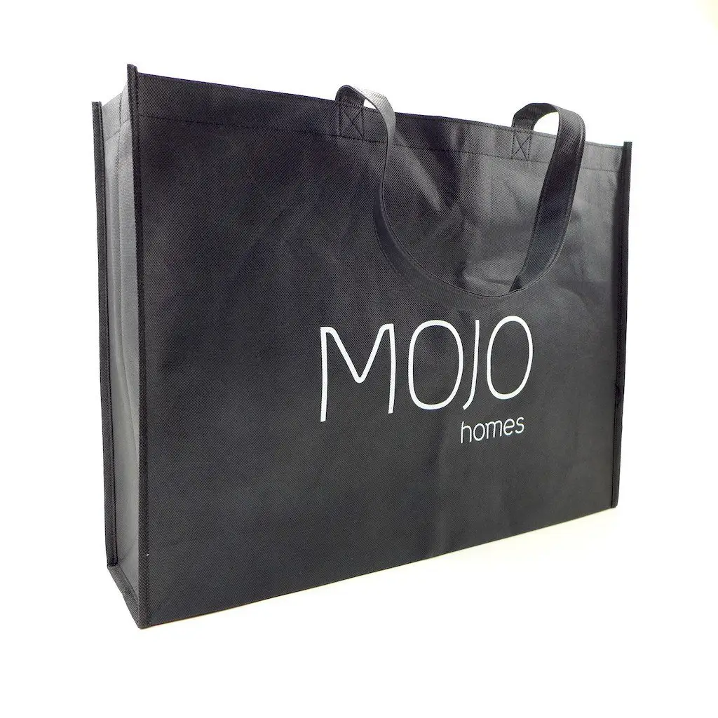 Custom Ecological Polypropylene Bags Non Woven Promotional Bag Shopping Tote Gifts Silk Customized Logo