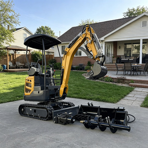 Envío Gratis: Mini Excavadora Agrícola Compacta de 1.6 Toneladas, Excavadora Hidráulica de Orugas, Mini Excavadora Hidráulica de Cola Cero para el Hogar - Product Image 2