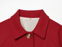 Manteau en laine chic à revers pour femme, nouvelle collection automne 2026, style décontracté et rétro, à manches longues