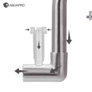 AQUAPRO in acciaio inox uscita acquario filtro metallo tubo Accesorios Para Acuario uscita di ingresso per acquario acquario - Product Image 2