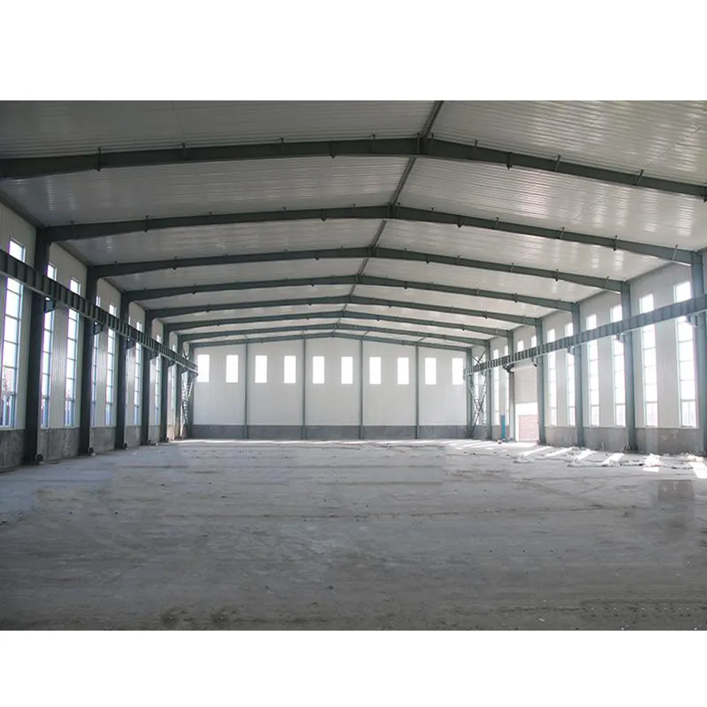 Cobertizo de almacenamiento de construccion de acero/키가 estructural de acero prefabricado de moda