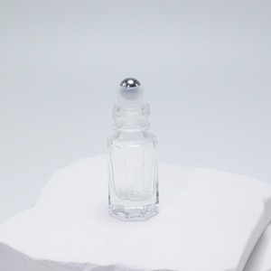 3ml Octagonal Crystal Roll on <b>Bottle</b> Essential Oil Gemstone Roller Ball <b>Bottle</b> - Product Image 3