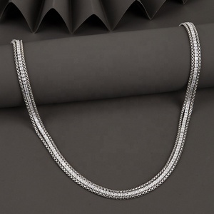Collier en acier inoxydable, collier ras du cou à chaînes superposées, chaînes de perles, chaînes tennis, accessoires en cristal CZ pavé - Product Image 4