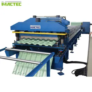 Supplier Round Step Tile Metcoppo Metal Roof Tile Panel Making Machine For South Africa Nigeria Market