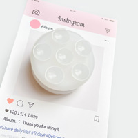 Support de téléphone universel Seezik en silicone à ventouse double face, pliable et multifonctionnel