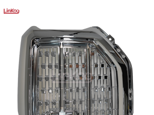 Grille avant 23496245 pour GMC Sierra 1500 <span class=keywords><strong>Denali</strong></span> 2016 2017 2018, remplacement OE chromé, grille de pare-chocs supérieure chromée - Product Image 5