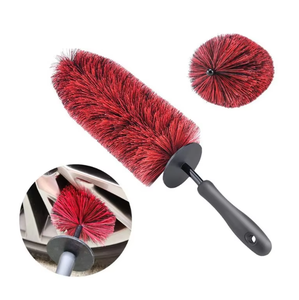 Cepillo de lavado de ruedas de coche con mango largo, cepillo para limpiar la parrilla <span class=keywords><strong>del</strong></span> <span class=keywords><strong>motor</strong></span> de coches y camiones - Product Image 2