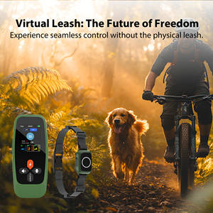 Collier de dressage sans fil GPS pour chien, étanche IPX7, <span class=keywords><strong>anti</strong></span>-perte, pour extérieur, avec clôture électrique et système de confinement pour le camping - Product Image 5