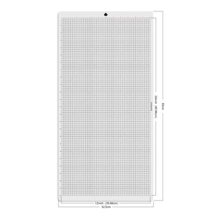 Para Silhouette <span class=keywords><strong>Cameo</strong></span> 5/4/3/2/1, Compatible con <span class=keywords><strong>12X24</strong></span>, <span class=keywords><strong>Tapete</strong></span> <span class=keywords><strong>de</strong></span> <span class=keywords><strong>Corte</strong></span> <span class=keywords><strong>de</strong></span> PVC <span class=keywords><strong>de</strong></span> 3 Capas, 0.4mm <span class=keywords><strong>de</strong></span> Grosor, Impresión UV Autorreparable, 1 Unidad/Paquete - Product Image 2