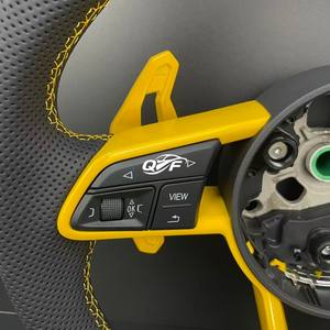 Volant en cuir semi-perforé <span class=keywords><strong>S</strong></span>-<span class=keywords><strong>Line</strong></span> pour <span class=keywords><strong>Audi</strong></span> TT A3 A4 B8 A5 A6 C6 C7 A7 R8 RS RS3 RS4 RS5 S3 S4 S5 B9 RS6 RS7 <span class=keywords><strong>Q3</strong></span> Q5 Q7 - Product Image 3