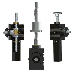 Bevel gear screw jack of high performance