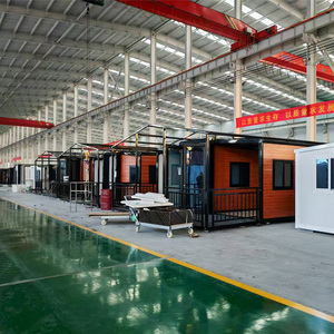 Tùy chỉnh 20ft phẳng gói mô-đun hai tầng đúc sẵn gấp prefab biệt thự mở rộng container nhà thép cho khách sạn - Product Image 4