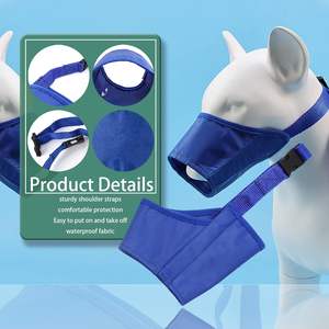 كمامة كلاب ناعمة مضادة للعض والنباح والمضغ، قابلة للتنفس ومقاومة للماء وقابلة للتعديل للكلاب الصغيرة والمتوسطة - Product Image 4