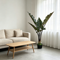 Plantes artificielles en gros pour fêtes de mariage, fausses plantes de taro arc-en-ciel vertes, décoration pour événements, Noël, Nouvel An, fêtes et anniversaires