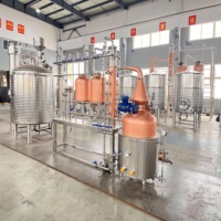 Machine industrielle distillateur Wishky de vodka sous vide de cuivre de parfum d'éthanol d'alcools à la maison