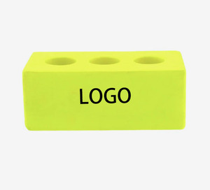 Wholesale Custom Brick Stress Relievers Promotional <b>Building</b> <b>Block</b> Stress Ball/Stress Reliever/Stress Toy - Product Image 1