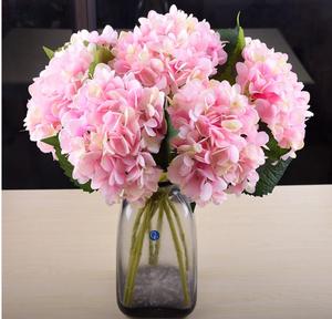 Party Supplies <strong>Artificial</strong> <strong>Hydrangea</strong> Flower Head 47cm Single Real Touch <strong>Hydrangeas</strong> for Wedding Centerpieces Home Flower - Product Image 3