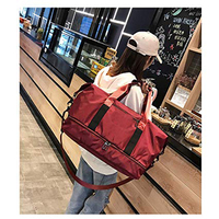 Mallette de sport de luxe, sac pliable et Durable, fourre-tout à bandoulière humide, avec compartiment, styliste personnalisé