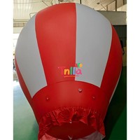 Ballon publicitaire gonflable géant à air chaud à l'hélium, prix usine