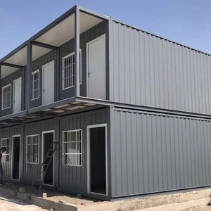 Diseño de fábrica, tamaño personalizado, paquete plano portátil, edificio de apartamentos, <span class=keywords><strong>casa</strong></span> contenedor prefabricada para el trabajo y la vida - Product Image 2
