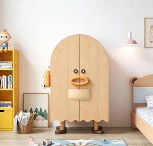 Armoire en bois colorée pour enfants avec étagères réglables, placard pour tout-petits, coins arrondis, meubles de maison sûrs pour la chambre des enfants - Product Image 6