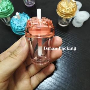 ISMAN 5ml Nuevo Tubo de Brillo Labial Creativo con Forma de Cubo de Hielo, Envase de Brillo Labial Tipo Copa de Cristal, Botella Vacía para Brillo Labial Macaron, Pro de Fábrica - Product Image 3