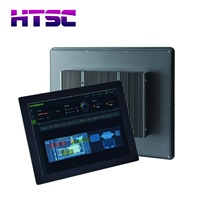 Ordinateur tactile industriel tout-en-un de 17 pouces, boîtier en alliage d'aluminium IP65, écran tactile capacitif, processeur Intel Core de 8e génération I3/I7, UE/AU