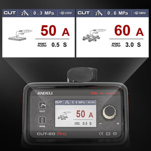 ماكينة قطع البلازما ANDELI CUT-PRO CNC ، شاشة عرض LCD بجهد 60 V ، قوس طيار غير HF ، قاطع قطع البلازما - Product Image 3