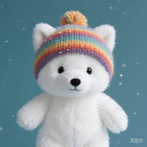 Peluche di peluche personalizzato nuovo Design soffice simula bambola di <span class=keywords><strong>volpe</strong></span> <span class=keywords><strong>artica</strong></span> giocattoli di peluche mascotte personalizzati - Product Image 4