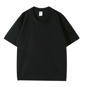 Custom Heavyweight 100% Cotton T Shirt OEM ODM Oversized Unisex Crew Neck Blank Short Sleeve <b>Tee</b> with Logo - Product Image 2