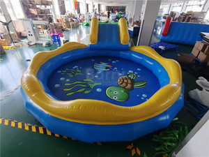 Nouvelle piscine à poissons de petite taille <span class=keywords><strong>pour</strong></span> tout-petits, portable, maison hors sol, piscine gonflable en pvc, piscine à balles amusantes <span class=keywords><strong>pour</strong></span> enfants - Product Image 4